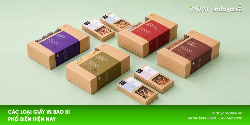 8 Loại giấy in bao bì phổ biến
