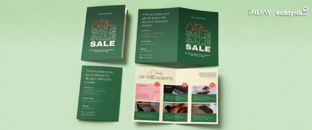 Chất liệu giấy in brochure