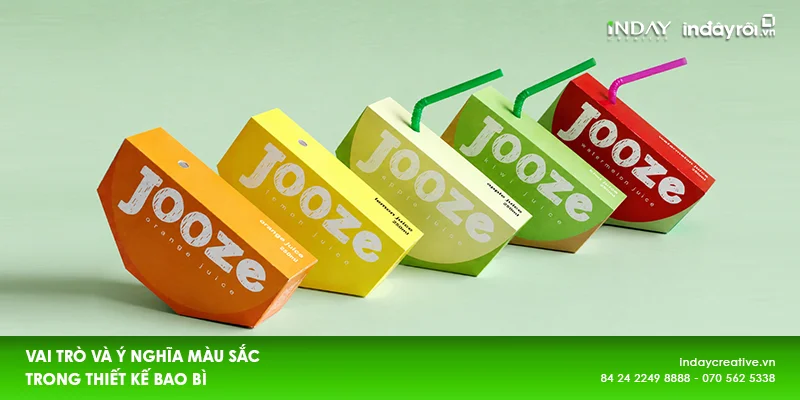 Vai trò và màu sắc trong thiết kế bao bì