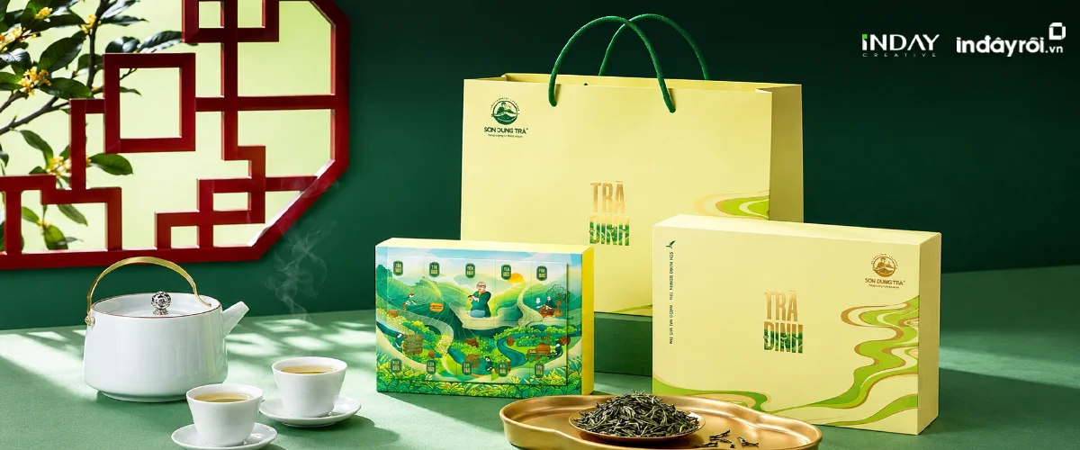 Thiết kế bao bì trà đinh