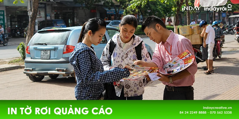 In tờ rơi quảng cáo
