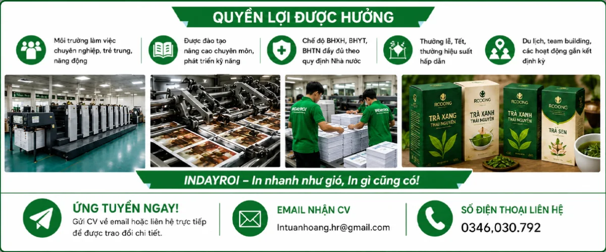 Tuyển dụng việc làm ở Thái Nguyên